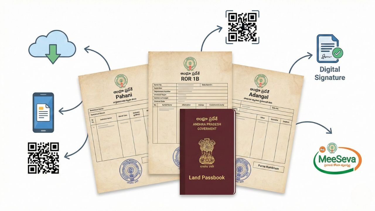 Pahani ROR 1B Adangal Documents Ap