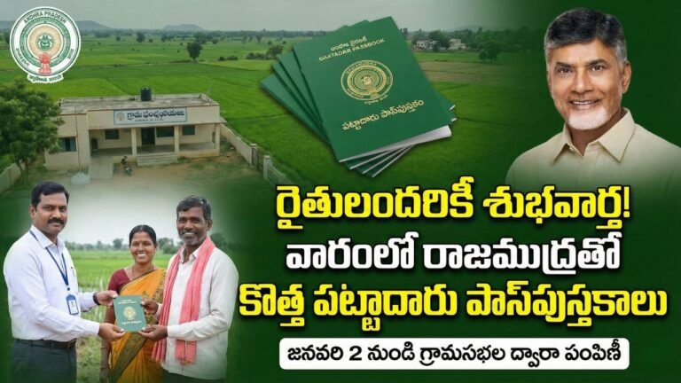 Andhra Pradesh Pattadar Passbook Distribution