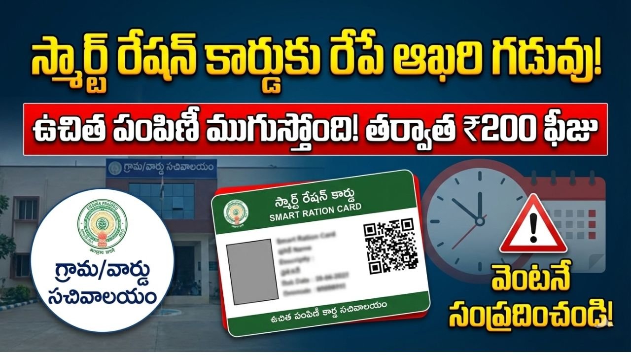 Smart Ration Card Last Date AP